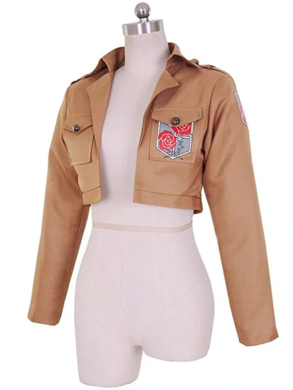 Attack on Titan Garrison Regiment Brown Cropped Jacket