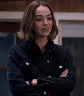Atypical S02 Brigette Lundy Paine Black Denim Jacket