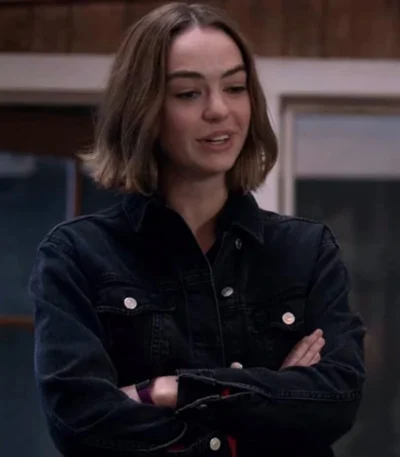 Atypical S02 Brigette Lundy Paine Black Denim Jacket