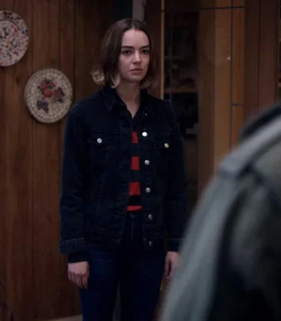 Atypical S02 Brigette Lundy Paine Black Denim Jacket