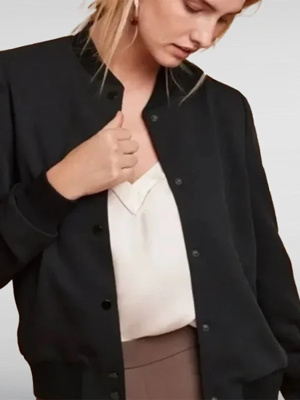 Atypical S04 Casey Gardner Black Bomber Jacket