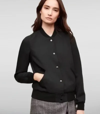 Atypical S04 Casey Gardner Black Bomber Jacket