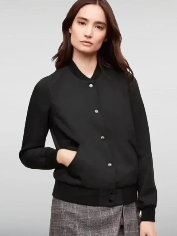 Atypical S04 Casey Gardner Black Bomber Jacket