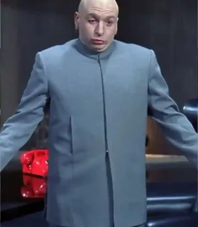 Austin Powers Dr Evil Grey Suit