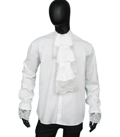 Austin Powers White Ruffle Shirt
