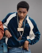 BMF Black Mafia Family Terry Flenory Blue Jacket