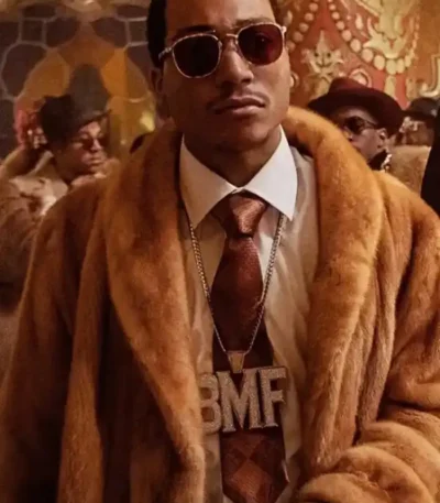 BMF Lil Meech Brown Fur Coat