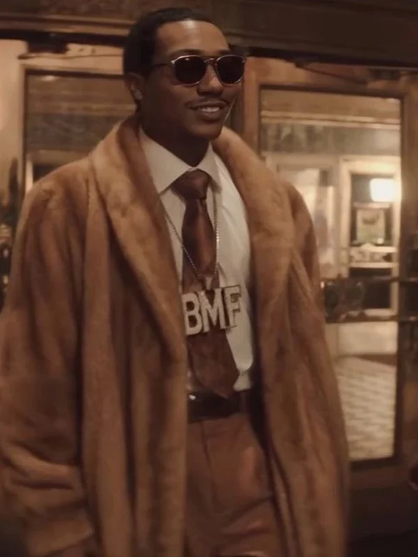 BMF Lil Meech Brown Fur Coat