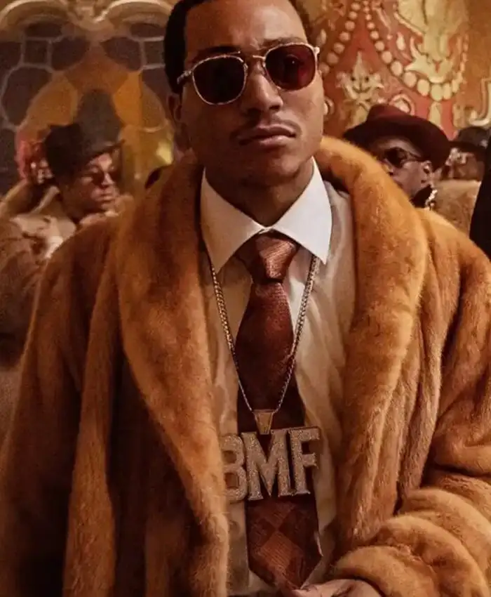 BMF Lil Meech Brown Fur Coat BMF Lil Meech Brown Fur Coat