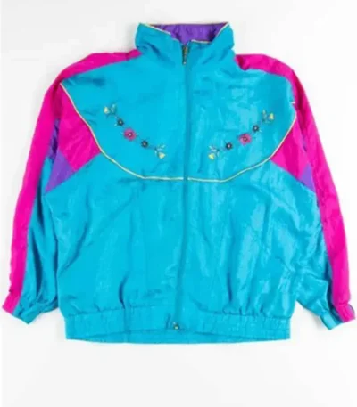 BMF: S02 Floral Embroidered Windbreaker Jacket
