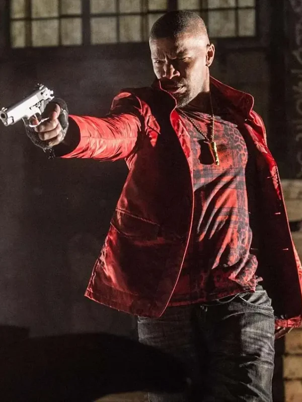 Baby Driver Jamie Foxx Red Jacket
