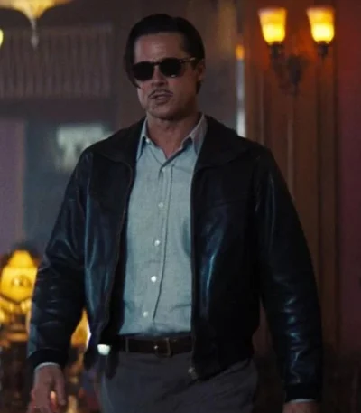 Babylon Brad Pitt Leather Jacket