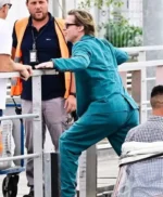 Babylon Brad Pitt Teal Suit