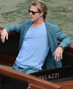 Babylon Brad Pitt Teal Suit