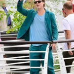 Babylon Brad Pitt Teal Suit