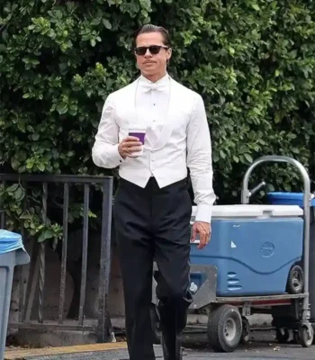 Babylon Brad Pitt White Vest