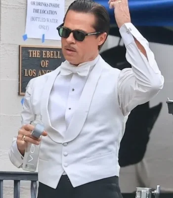 Babylon Brad Pitt White Vest