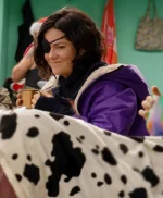 Bad Sisters 2022 Bibi Garvey Purple Coat