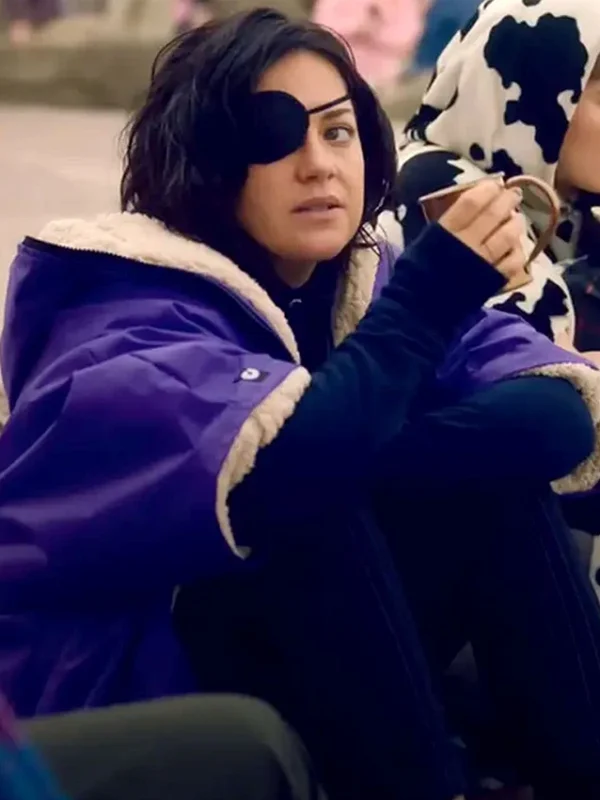 Bad Sisters 2022 Bibi Garvey Purple Coat
