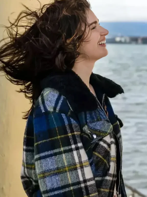 Bad Sisters S02 Eve Hewson Plaid Jacket