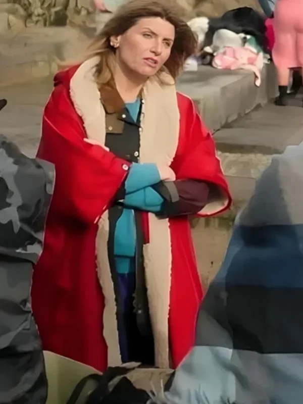 Bad Sisters S02 Sharon Horgan Red Robe