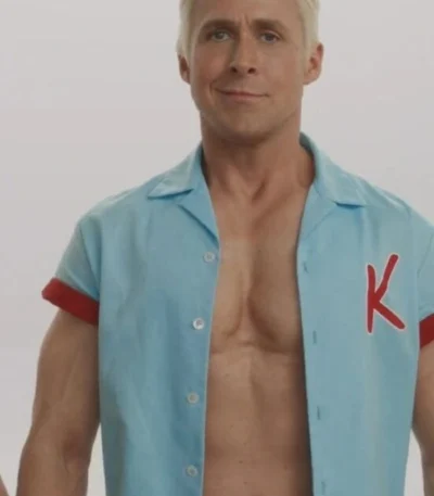 Barbie 2023 Ken Blue Shirt