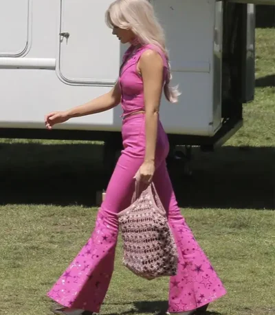 Barbie 2023 Margot Robbie Pink Suit