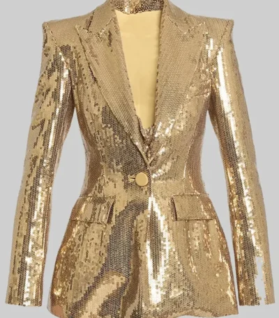 Barbie 2023 Margot Robbie Sequin Blazer