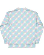 Barbie 2023 Plaid Zip Bomber Jacket