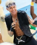 Barbie 2023 Ryan Gosling Black Fringe Vest