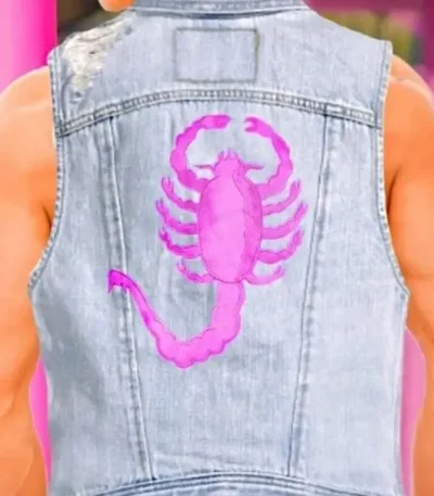 Barbie 2023 Ryan Gosling Denim Vest