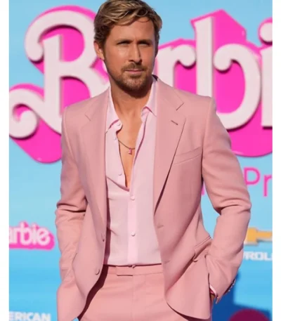 Barbie 2023 Ryan Gosling Pink Suit