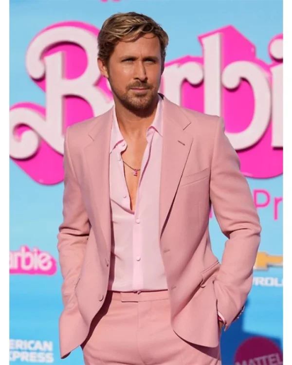 Barbie 2023 Ryan Gosling Pink Suit