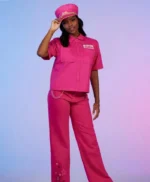 Barbie Work Girls Skimmer Pink Shirt