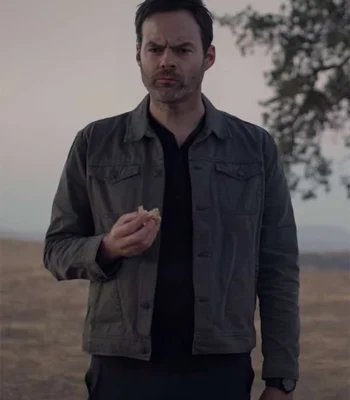 Barry S03 Barry Berkman Grey Denim Jacket