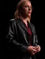 Barry S04 Sally Reed Black Leather Jacket