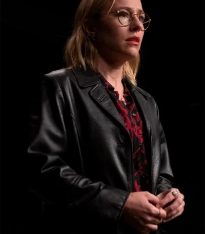 Barry S04 Sally Reed Black Leather Jacket