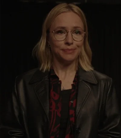 Barry S04 Sally Reed Black Leather Jacket