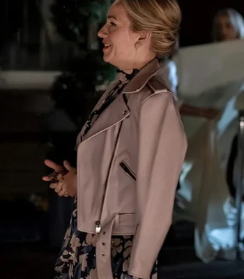 Barry S03 Sally Reed Pink Leather Jacket
