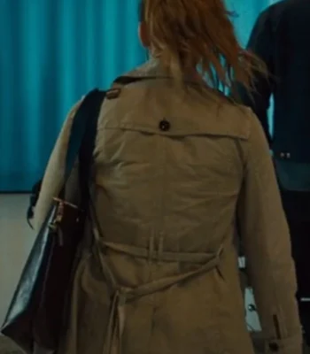 Based On A True Story 2023 Kaley Cuoco Grey Peacoat