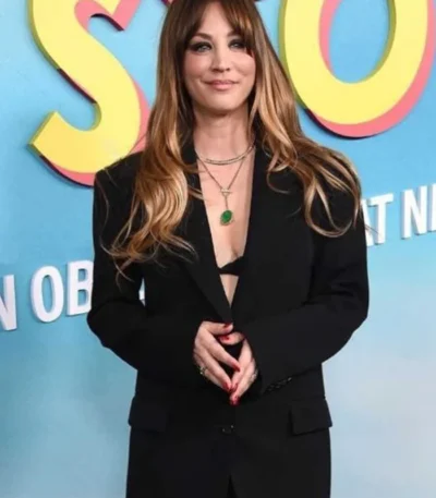 Based On A True Story Ava Bartlett Black Blazer