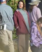 Based on a True Story 2023 Ava Bartlett Maroon Jacket