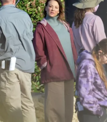 Based on a True Story 2023 Ava Bartlett Maroon Jacket