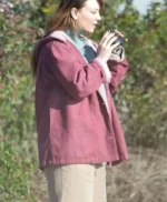 Based on a True Story 2023 Ava Bartlett Maroon Jacket