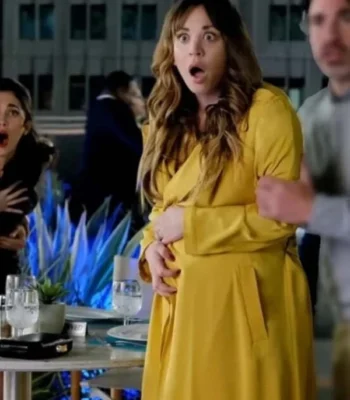 Based on a True Story 2023 Kaley Cuoco Yellow Coat