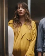 Based on a True Story 2023 Kaley Cuoco Yellow Coat