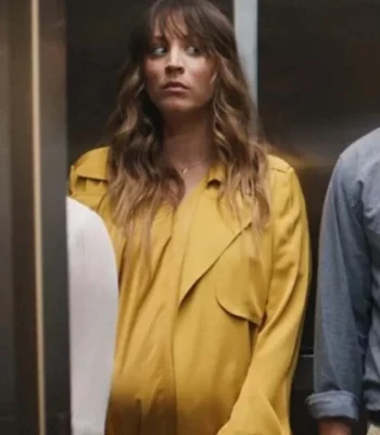 Based on a True Story 2023 Kaley Cuoco Yellow Coat