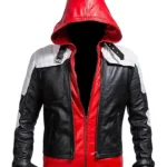 Batman Dark Knight Red Biker Jacket