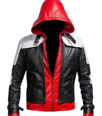 Batman Dark Knight Red Biker Jacket