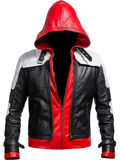 Batman Dark Knight Red Biker Jacket